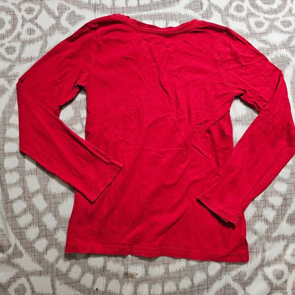 The Original Arizona Jean Company Size M 10/12 Red Long Sleeve Shirt - Picture 3 of 5